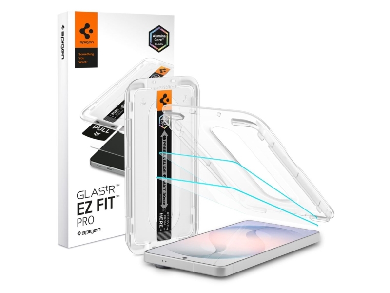 Spigen Glas.Tr Ez Fit Pro Ac Anti-Refleks Hærdet Glas 2-Pak Til Samsung Galaxy S26