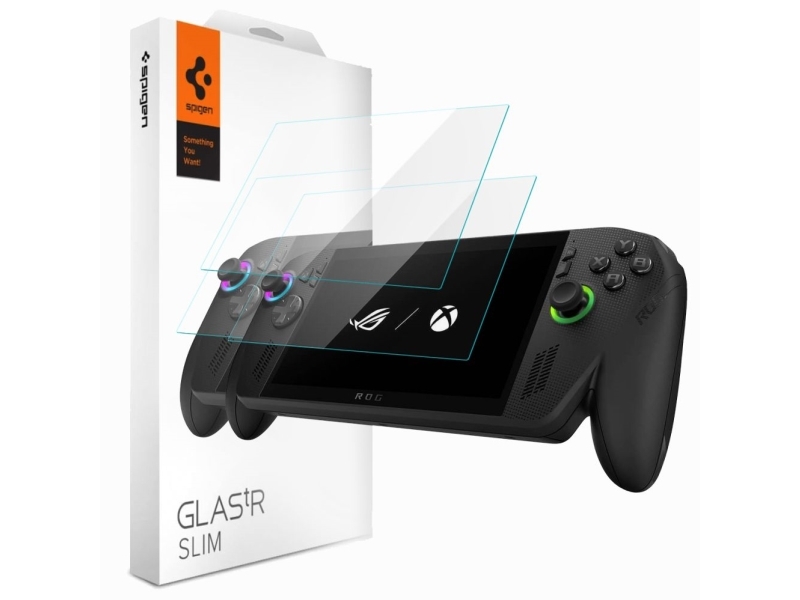 Spigen Glas.tR Slim hærdet glas 2-pak til ROG Xbox Ally X (2024/2025) / ROG Xbox Ally (2025) / ROG Ally (2023) / MSI Claw 7 AI+
