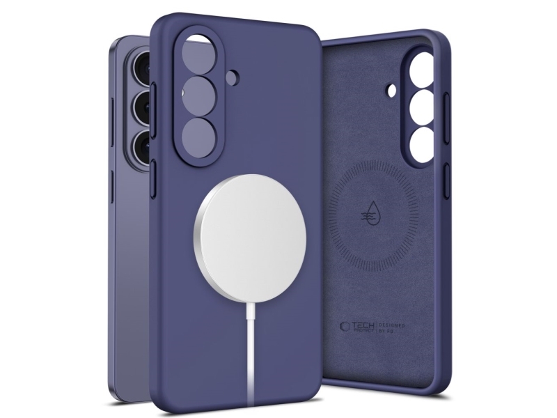 Tech-Protect Silikon Magsafe Case Für Samsung Galaxy S26 - Lila