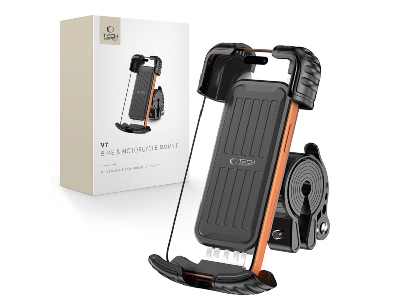 Tech-Protect V7 Cykelstyrholder - Sort