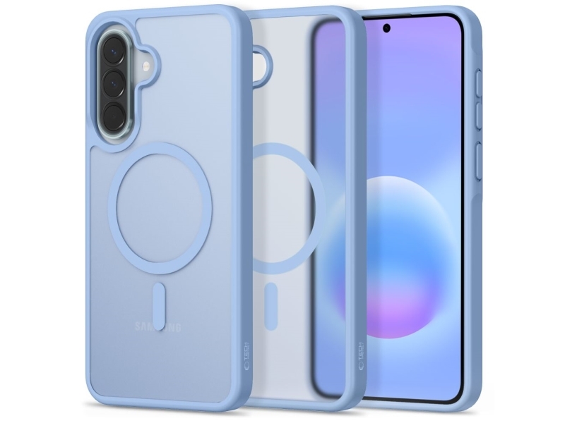 Tech-Protect Magmat MagSafe Case for Samsung Galaxy A57 5G - Matte Blue