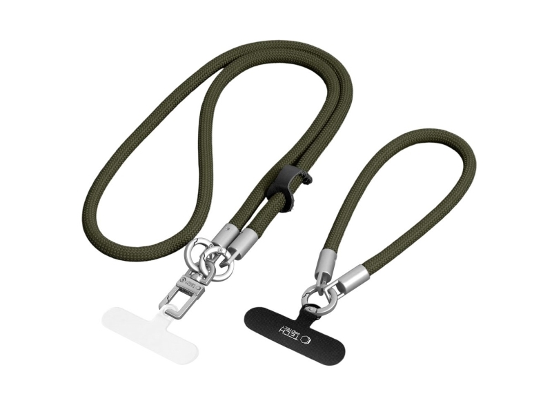 Tech-Protect telefonrem TECH-PROTECT C10S Rope - grøn