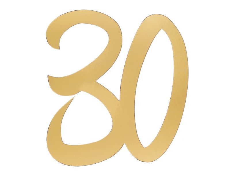 Gulddekorationsnumre, 30 År