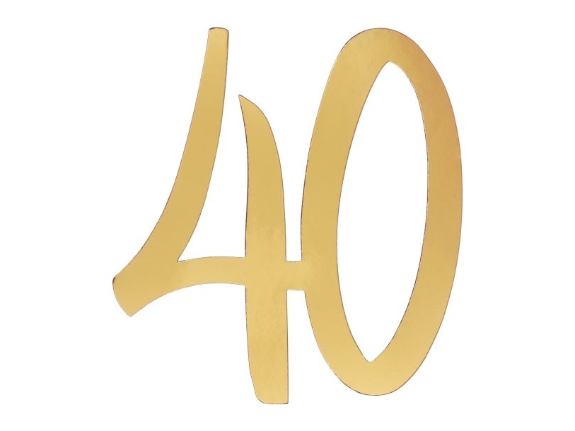 Gulddekorationsnumre, 40 År