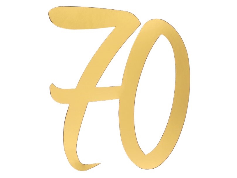 Gulddekorationsnumre, 70 År