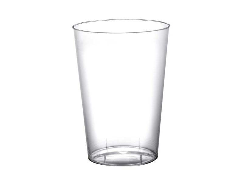 Klare Plastik-Einwegbecher, 10 Stk