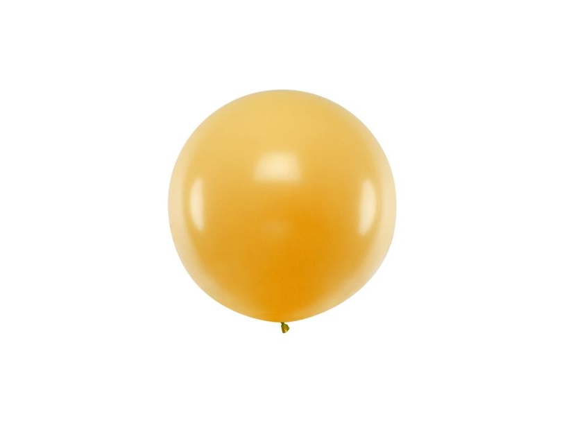 Jumbo-Ballon In Metallic-Gold, 1 Stück