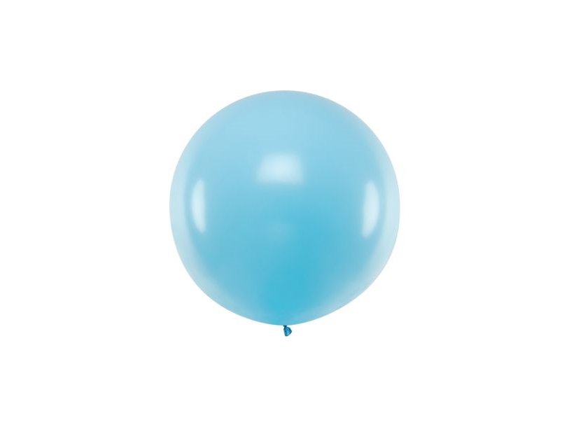 Hellblaue Jumbo-Ballons, 1 Stk.