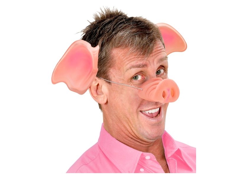 Schweine-Ohren Stirnband