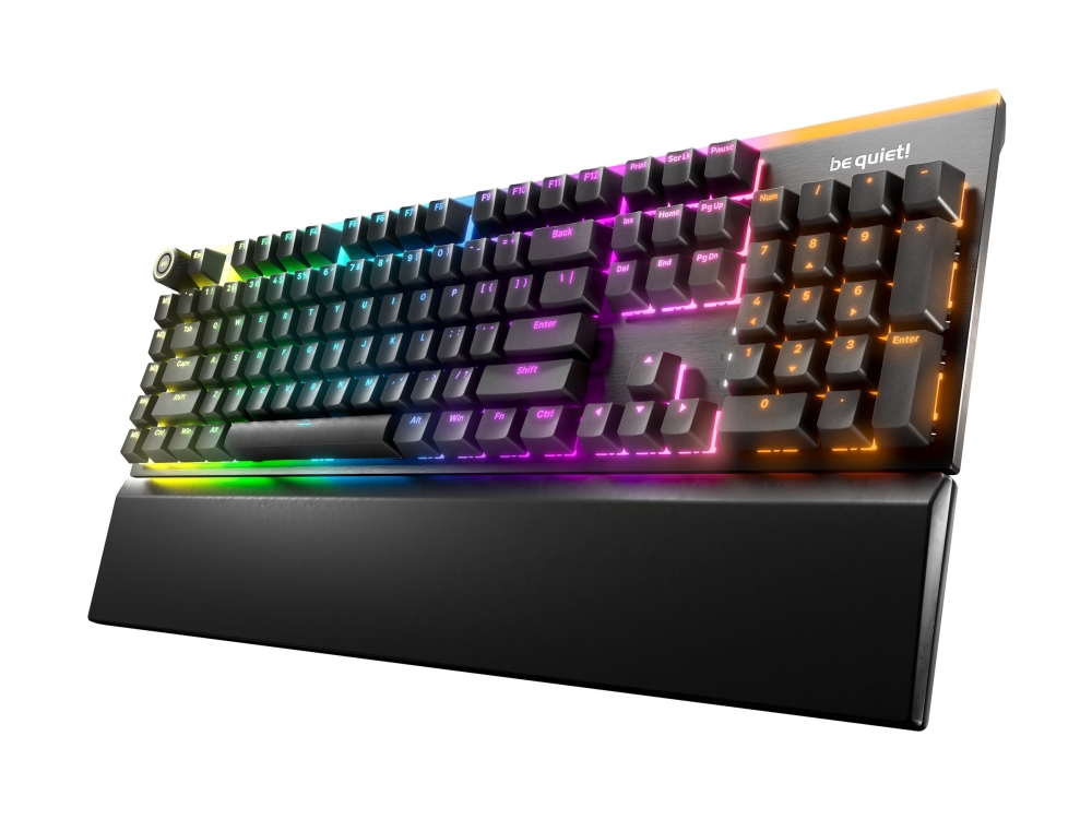Be Quiet! Light Mount Silent Tactile Us Ansi, Kabelgebunden, Usb, Mechanischer Switch, Qwerty, Rgb-Led, Schwarz