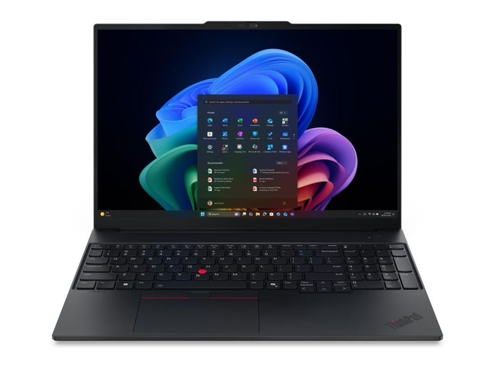 Lenovo ThinkPad E16 Gen 4 21YC - Copilot+ PC - Intel Core Ultra 7 - 355 / op til 4.7 GHz - Win 11 Pro - Intel Graphics - 16 GB RAM - 512 GB SSD TCG Opal Encryption 2, NVMe - 16 IPS 1920 x 1200 - Gigabit Ethernet - Wi-Fi 7, Bluetooth - sort - kbd: Nordisk - med 3 Years Lenovo Courier/Carry-in Support