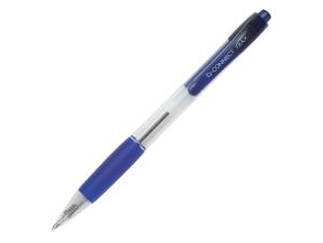 Kugelschreiber Q-Connect Blau M/ Gummigriff 0,7 Mm, 12 Stk./Pack
