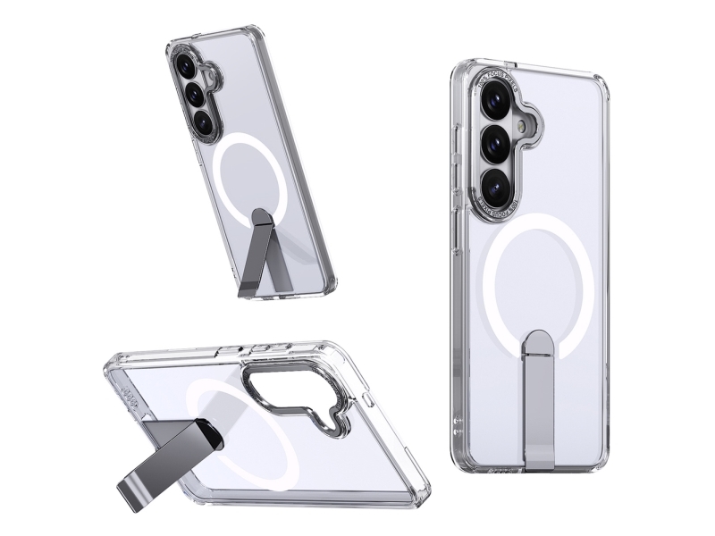Hybrid Armor X Case Für Samsung Galaxy S26 Plus Mit Stand, Kompatibel Mit Magsafe - Transparent