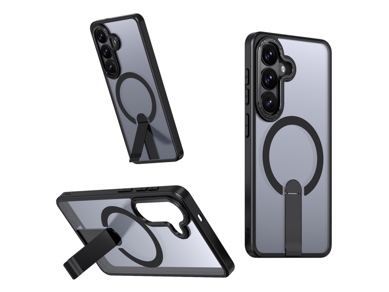 Hybrid Armor X Case Für Samsung Galaxy S26 Plus Mit Stand, Kompatibel Mit Magsafe - Schwarz