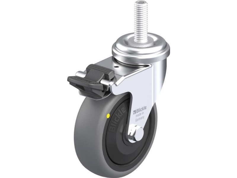 Blickle 634683 Lra-Tpa 75Kf-Fi-Els-Gs10 Lenkrolle Mit Bremse 75 Mm 50 Kg