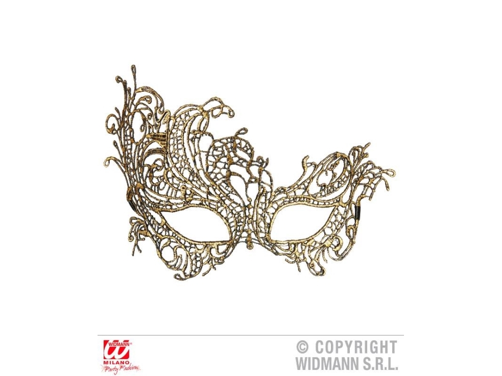 Goldene Barocke Halbmaske