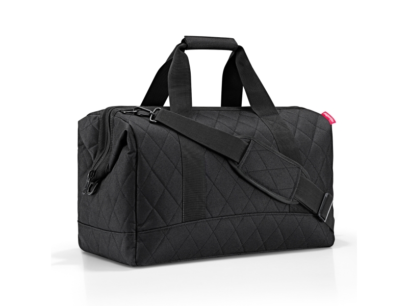 Reisenthel Allrounder L, Frau, Schultertasche, Schwarz, Reißverschluss, Schwarz, Monochromatisch