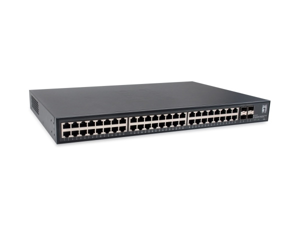Levelone Gtu-5211 Netværksswitch Ikke Administreret Gigabit Ethernet (10/100/1000) Sort