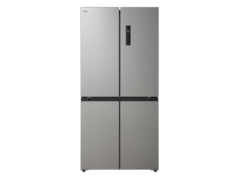 LG GMM41MSBEM, Fritstående, Flere døre, Sølv, 4 dør(e), Berøring, På døren