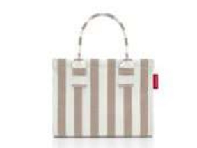 Reisenthel Daily Shopper Xs, Beige, Hvid, Polyester, Mulepose, Mønster, 4 L, 210 Mm
