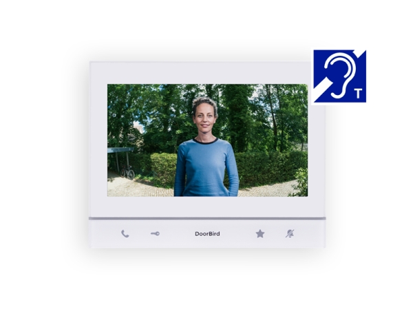 Doorbird A1103t, 17,8 Cm (7"), Ips, 1024 X 600 Pixel, Kapacitiv, Hvid, Hurtigt Ethernet