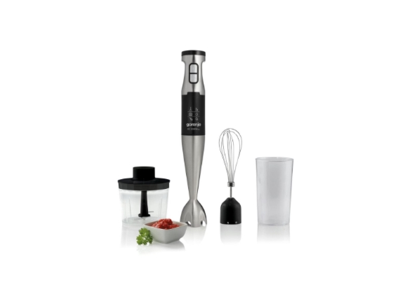 Plakiklis Gorenje Rankinis Maišytuvas | Hbx1000e | Hand Maišytuvas | 1000 W | Jar Material Plastic | Jar Capacity 0.5 L | Juodas