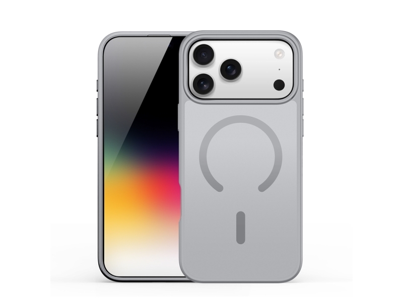 Dux Ducis Yind Cover Til Iphone 17 Pro Max Kompatibelt Med Magsafe - Grå