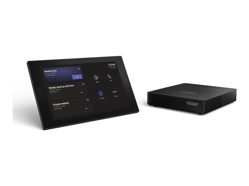 Lenovo ThinkSmart Core Gen 2 - Videokonferencepakke (Lenovo ThinkSmart Console, beregningssystem) - med 3 års Lenovo Premier Support - Certified for Microsoft Teams Rooms - sort