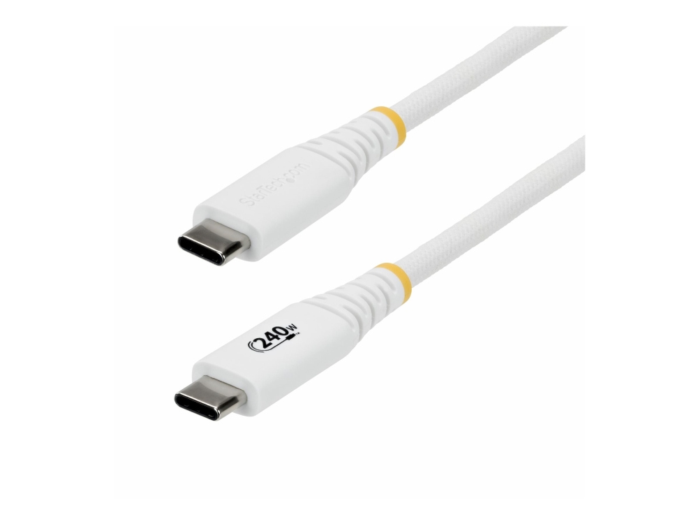Startech - Usb-Kabel - Usb-C (Han) Til Usb-C (Han) - Usb 2.0 - 5 A - 1 M - Ultra Fleksibel, Usb Power Delivery (240 W), Forlænget Strømrækkevidde (Ep