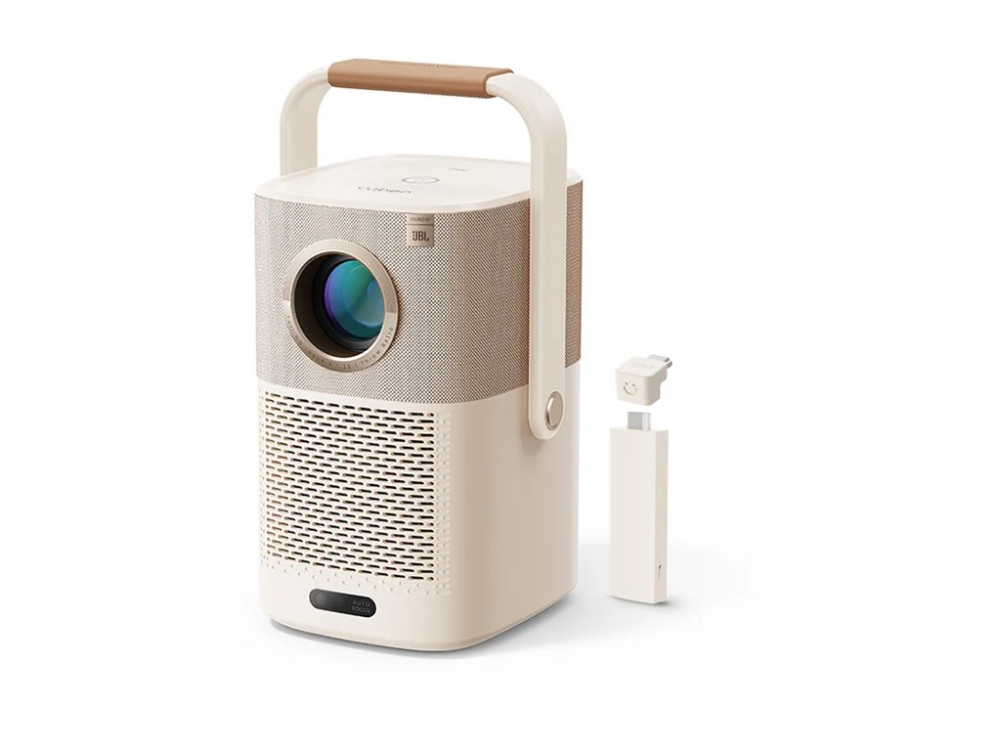 YABER T2 Plus - LCD-projektor - bärbar (batteridriven) - 350 lumen - Full HD (1920 x 1080) - 16:9 - 1080p - 802.11ax trådlös / Bluetooth 5.0 / LAN / NFC - månsten | TV, Ljud & Bild - Projektor og Projektorduk - Projektor | GameStuff