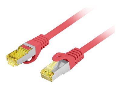 Lanberg S/Ftp Cat.6A Patchkabel 3M Lszh Cu Fluke Passed Rød