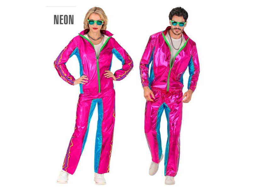 Rosa Metallic Jogginganzug