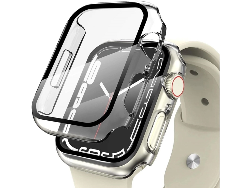 Tech-Protect Defense360 Case for Apple Watch 7 / 8 / 9 (41 mm) - Clear
