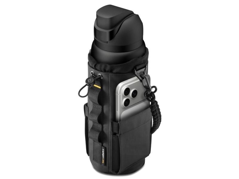 Spigen LF500, Drikkeflaskeholder, Sort, Nylon, 1 stk