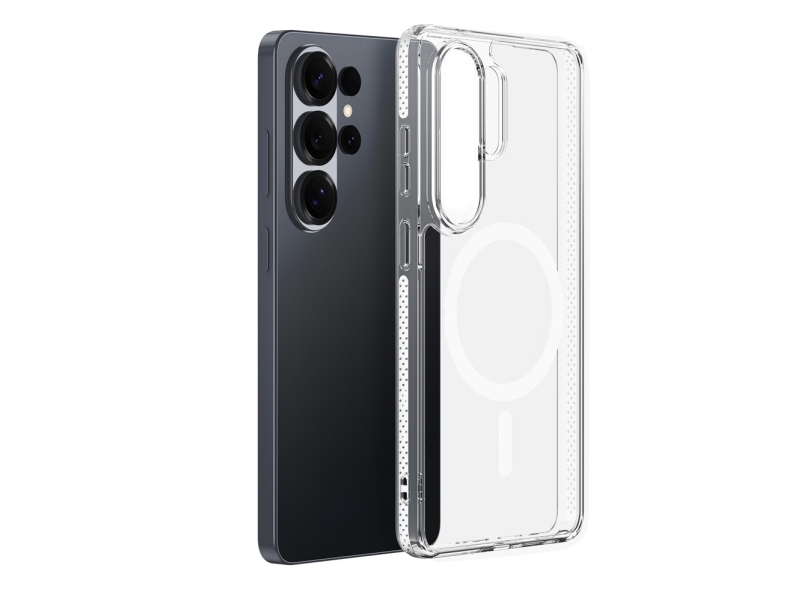Dux Ducis Clin Mag Cover Kompatibelt Med Magsafe Til Samsung S26 Ultra - Transparent