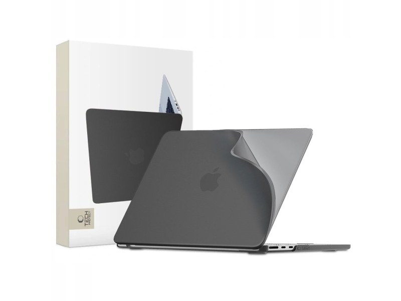 Tech-Protect Softshell Etui Til Macbook Air 13 M2-M5 (2023-2026) Mat Sort