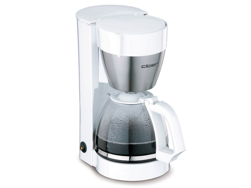 Cloer 5011.7, Filter Kaffemaskine, Malet Kaffe, 800 W, Hvid