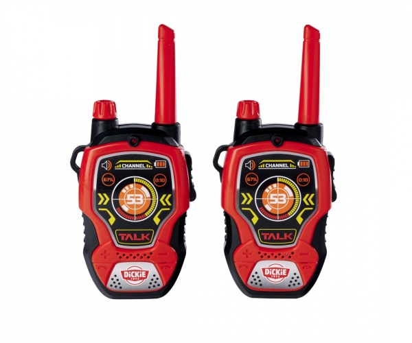 Dickie Toys 201118195, Walkie-Talkie Für Kinder, 4 Jahr(E), 197 G, Schwarz, Rot