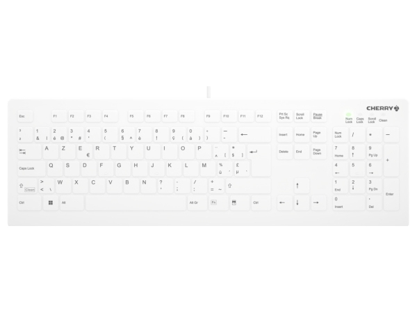 Contour Design Active Key AK-C8112, Tastatur cover, Hvid