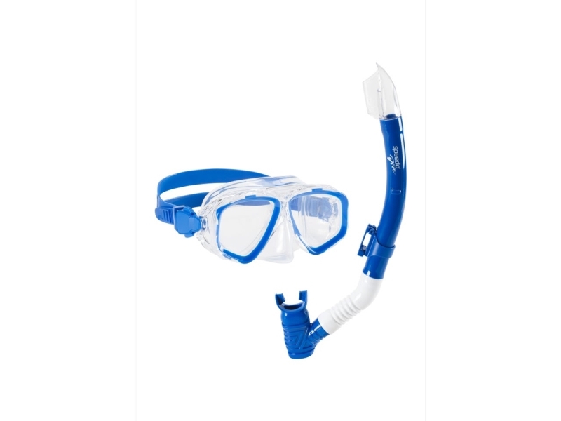Speedo 87530334430, Ungdom, Blå, Transparent, One Size, Silikone, 1 Stk, 2 Stk