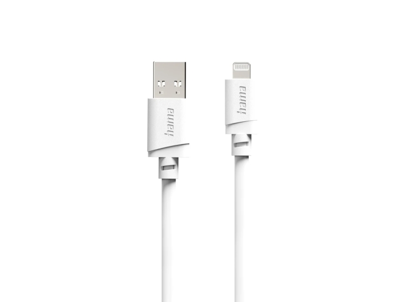 Hama 00125149, 2 M, Lightning, Usb A, Hanstik, Hanstik, Hvid