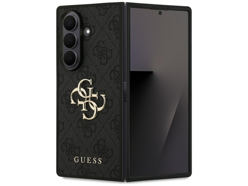 Guess Big 4G Logo Classic Logo Hülle Für Samsung Galaxy Z Fold7 - Schwarz