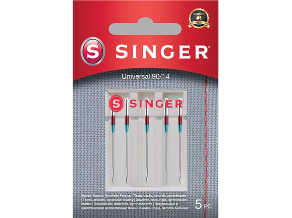 Singer universalsøm-nål til vævede stoffer 90/14 (5 stk.)