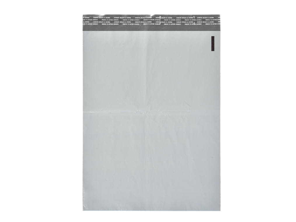 Grippie Postipussi 100% kierrätetty 400x600mm yksittäinen liimanauha 100 Pack valkoinen