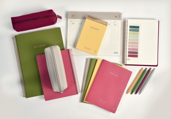 Kozo Notesbog A5 2 Pack Sand / Olive