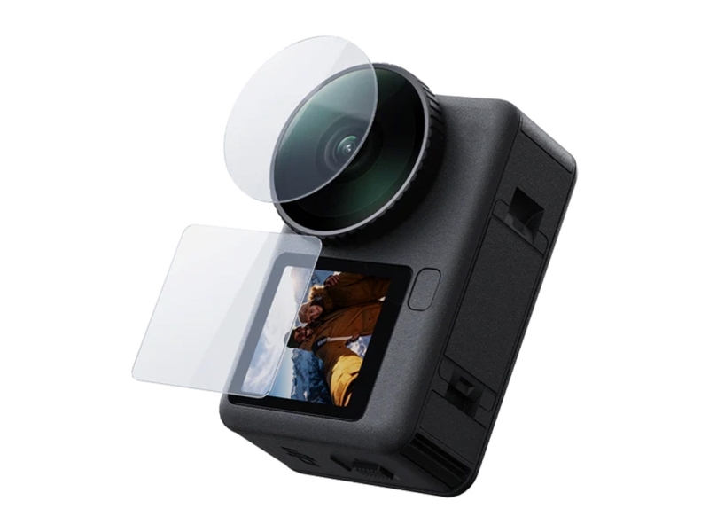 Objektiivin suojalasi + 2x näyttö Dji Osmo Action 6 / S6-flm-26:een