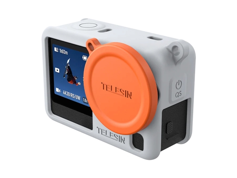 Telesin silikonebeskyttelsesetui til DJI Osmo Action 6 (grå)