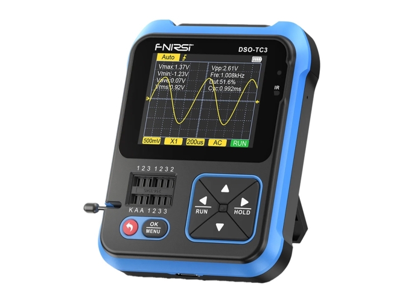 FNIRSI håndholdt digital oscilloskop & transistor-/signalgentest 3-i-1 SigGen 3 in 1 DSO-TC3