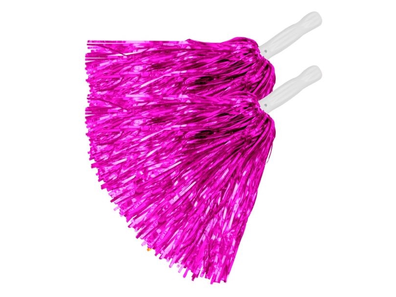 Pink Pom Poms, 2 Stk