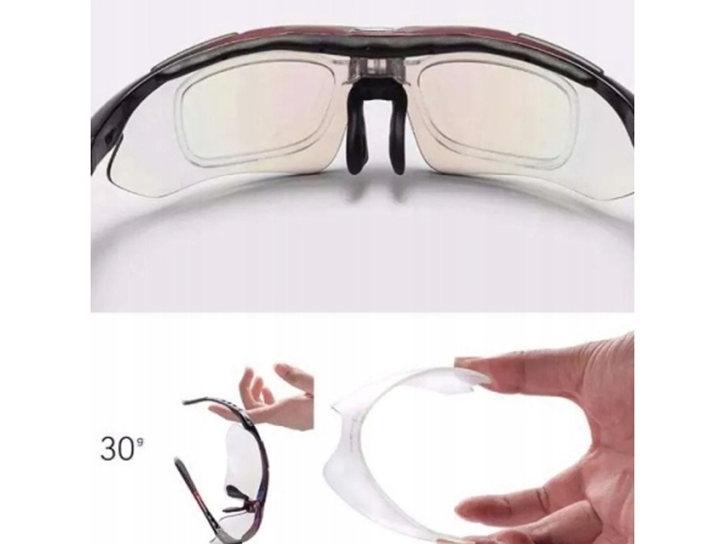 Rockbros 10003 Polarized Cycling Glasses - Black